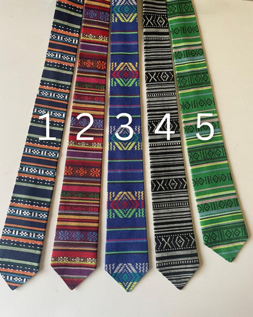 Embroidered Guatemalan Tie — Style Group 1