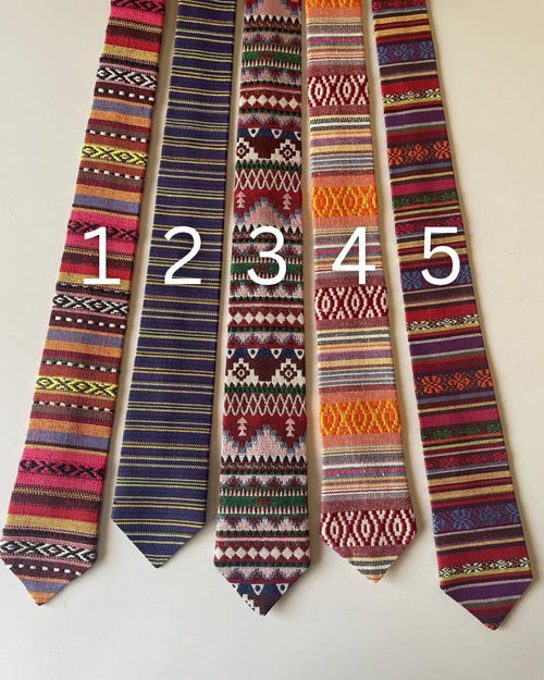 Embroidered Guatemalan Tie — Style Group 3