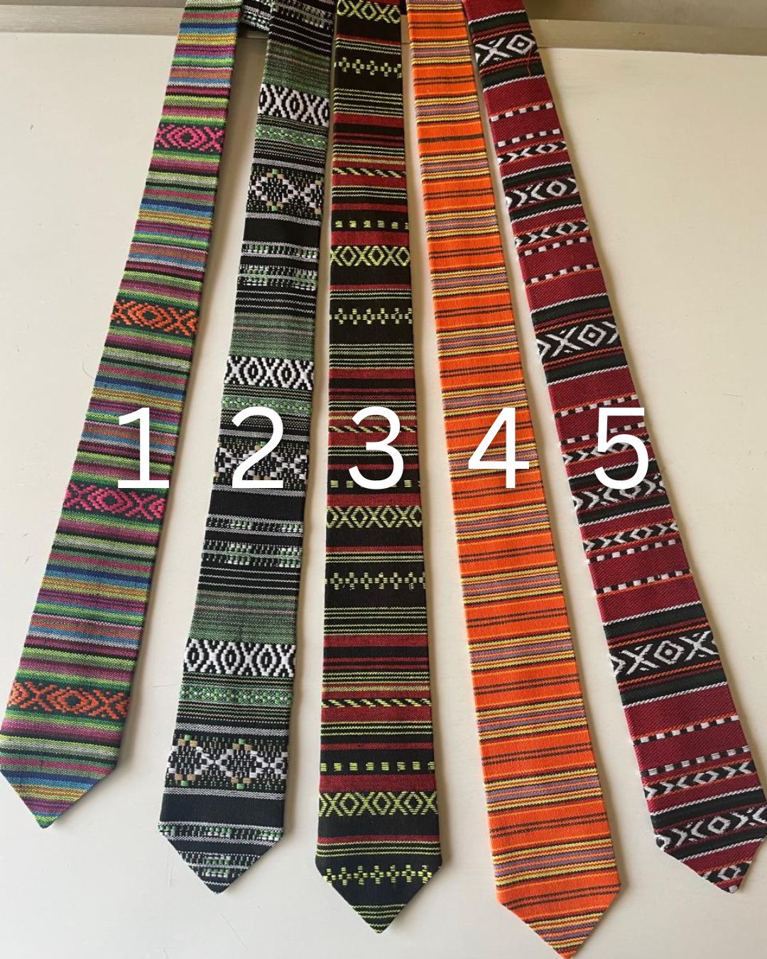 Embroidered Guatemalan Tie — Style Group 4