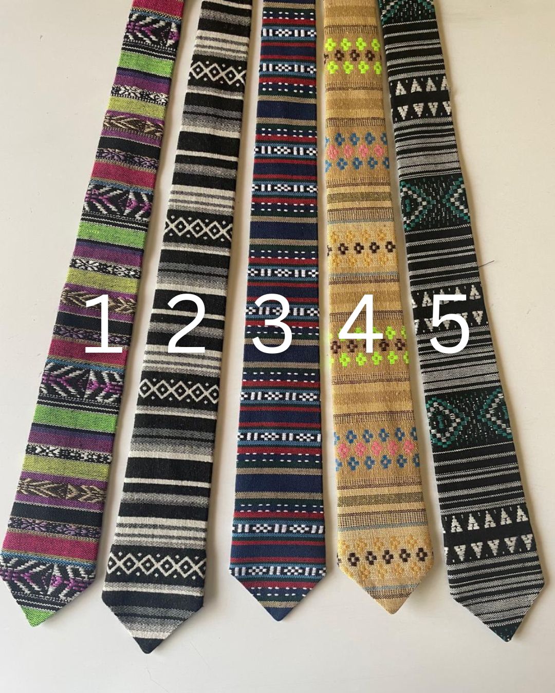 Embroidered Guatemalan Tie — Style Group 6