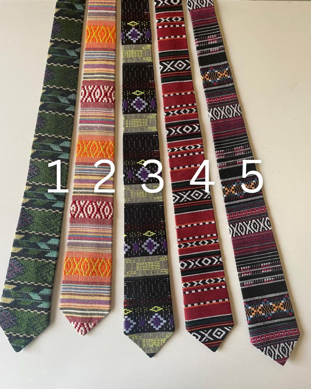 Embroidered Guatemalan Tie — Style Group 5