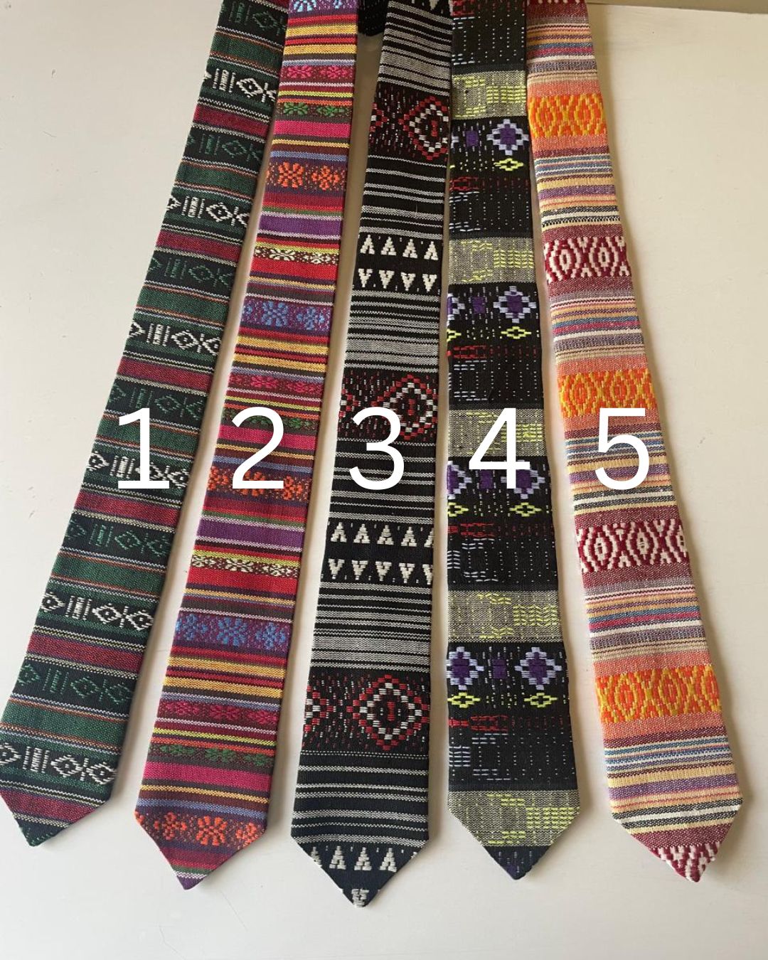 Embroidered Guatemalan Tie — Style Group 7