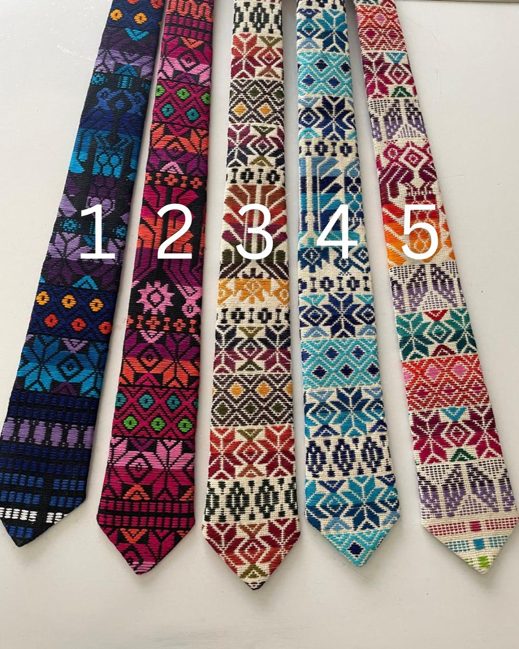Handwoven Guatemalan Tie — Fire and Ice Styles