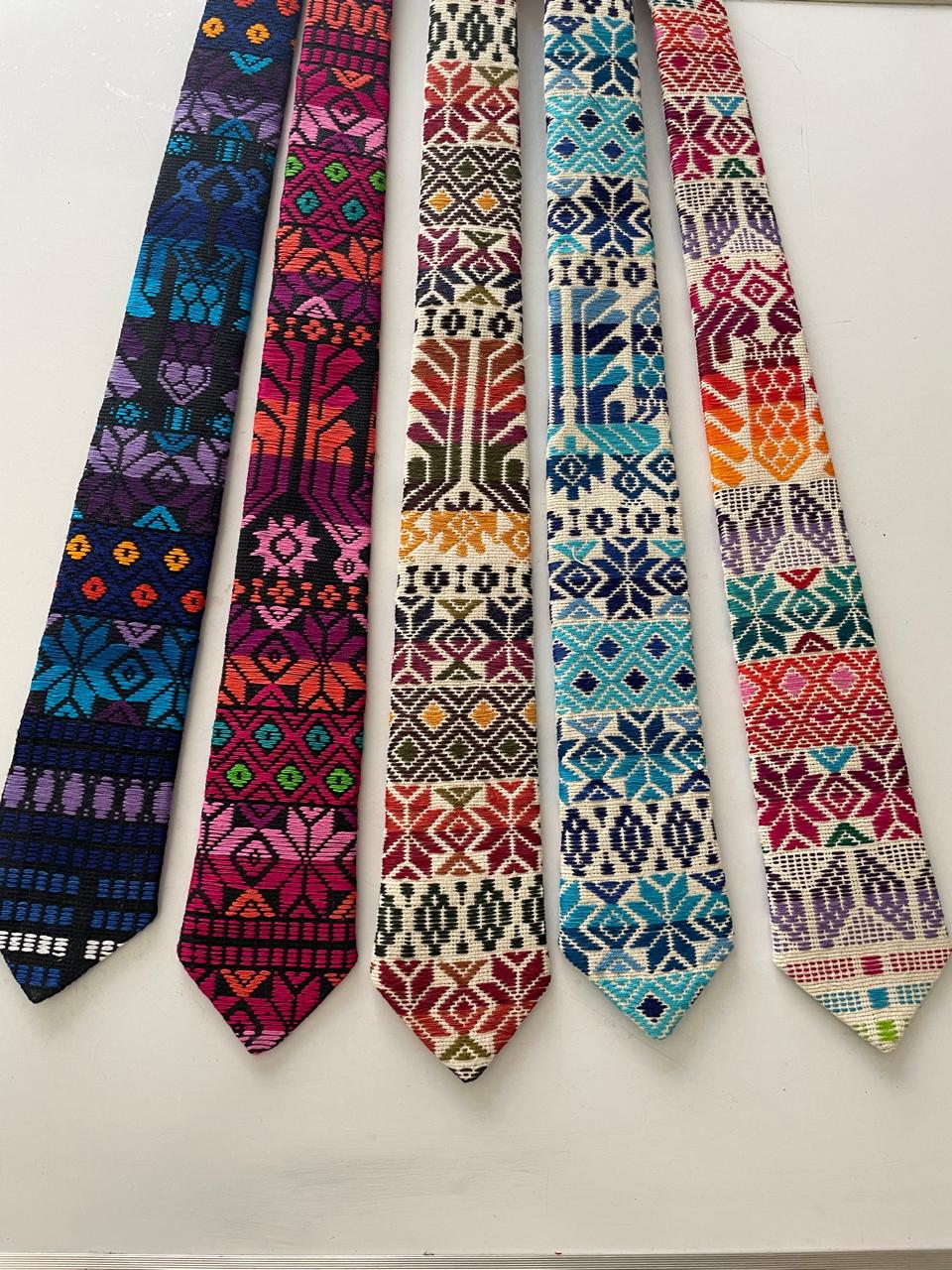 Handwoven Guatemalan Tie — Fire and Ice Styles