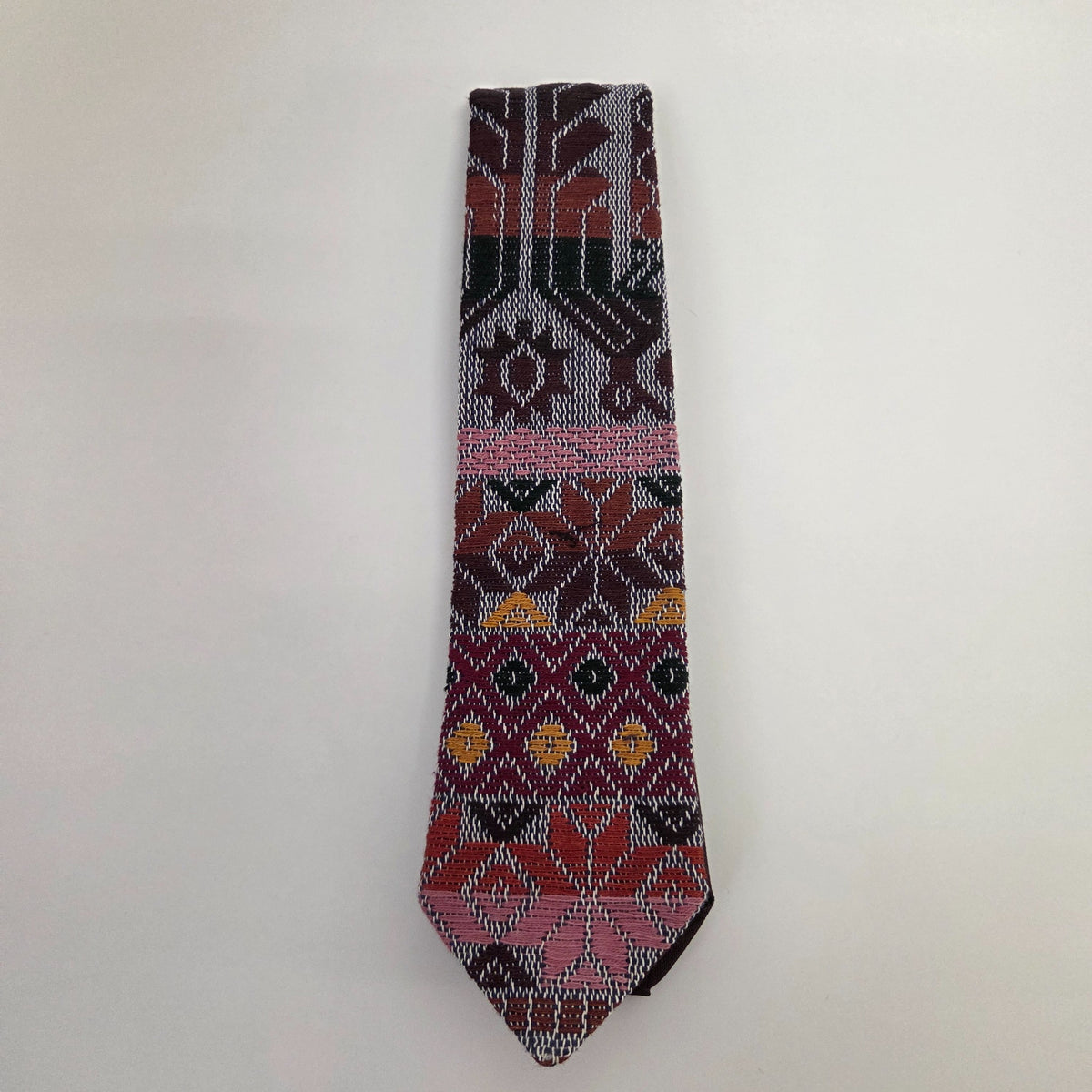 Noches handwoven Guatemalan huipil tie Style 1