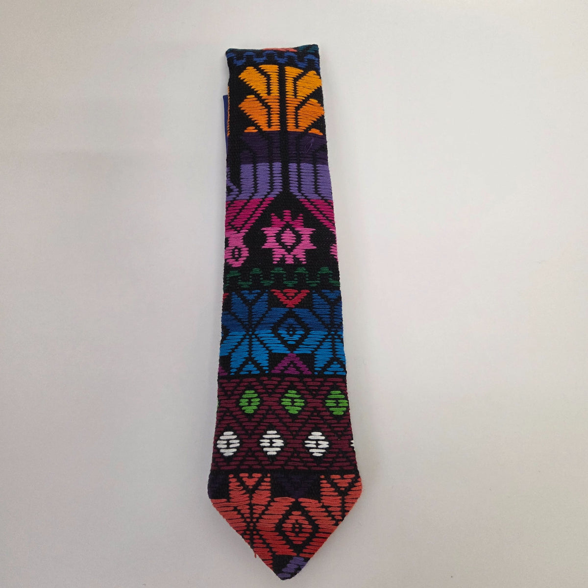 Noches handwoven Guatemalan huipil tie Style 3